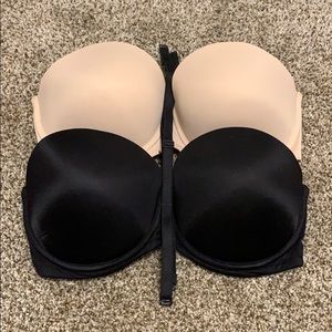 PINK Victoria Secret Strapless Bra’s 34DD